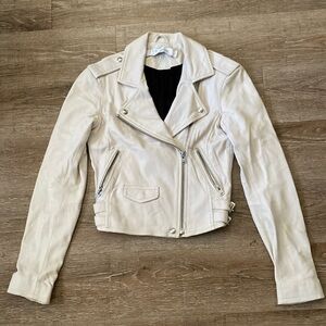 Iro Lambskin Leather Moto Jacket